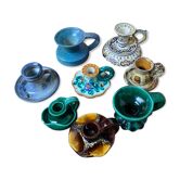 8 bougeoirs