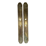 Antique brass cleanliness plates
