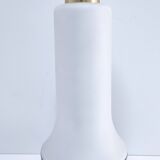 Opaline lamp base frieze stylized flowers 70s