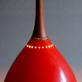 Vintage Danish Red metal suspension