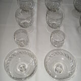 Service de verres 6 personnes années 70