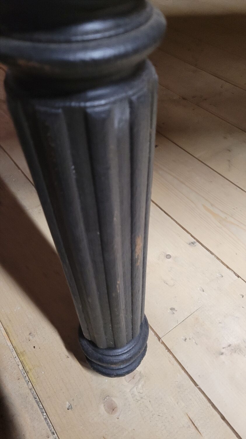 Louis Philippe notary office in oak, 1900 period - 1m49