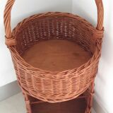 Appetizer basket Wicker bottle holders