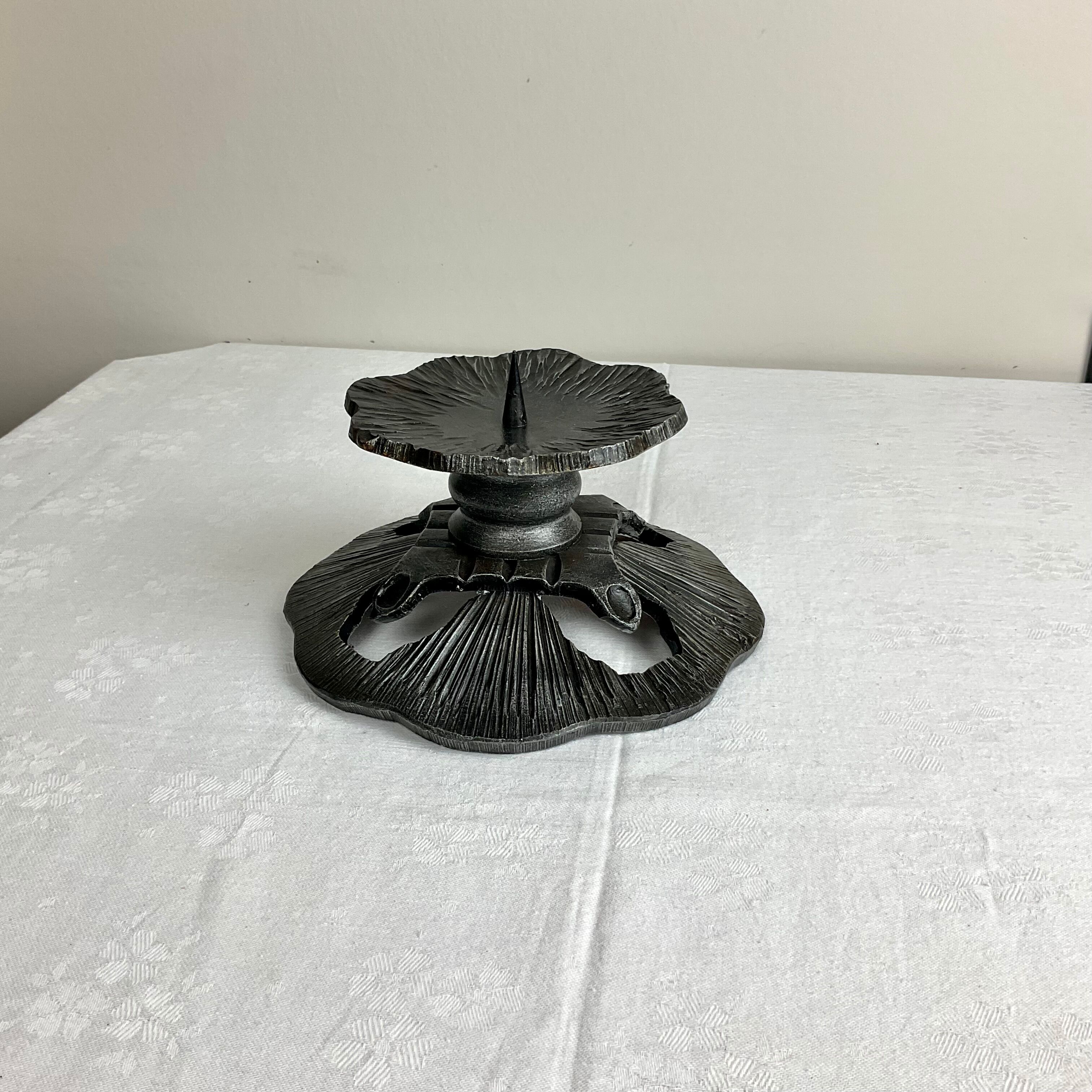 Very massive brutalist style candle holder