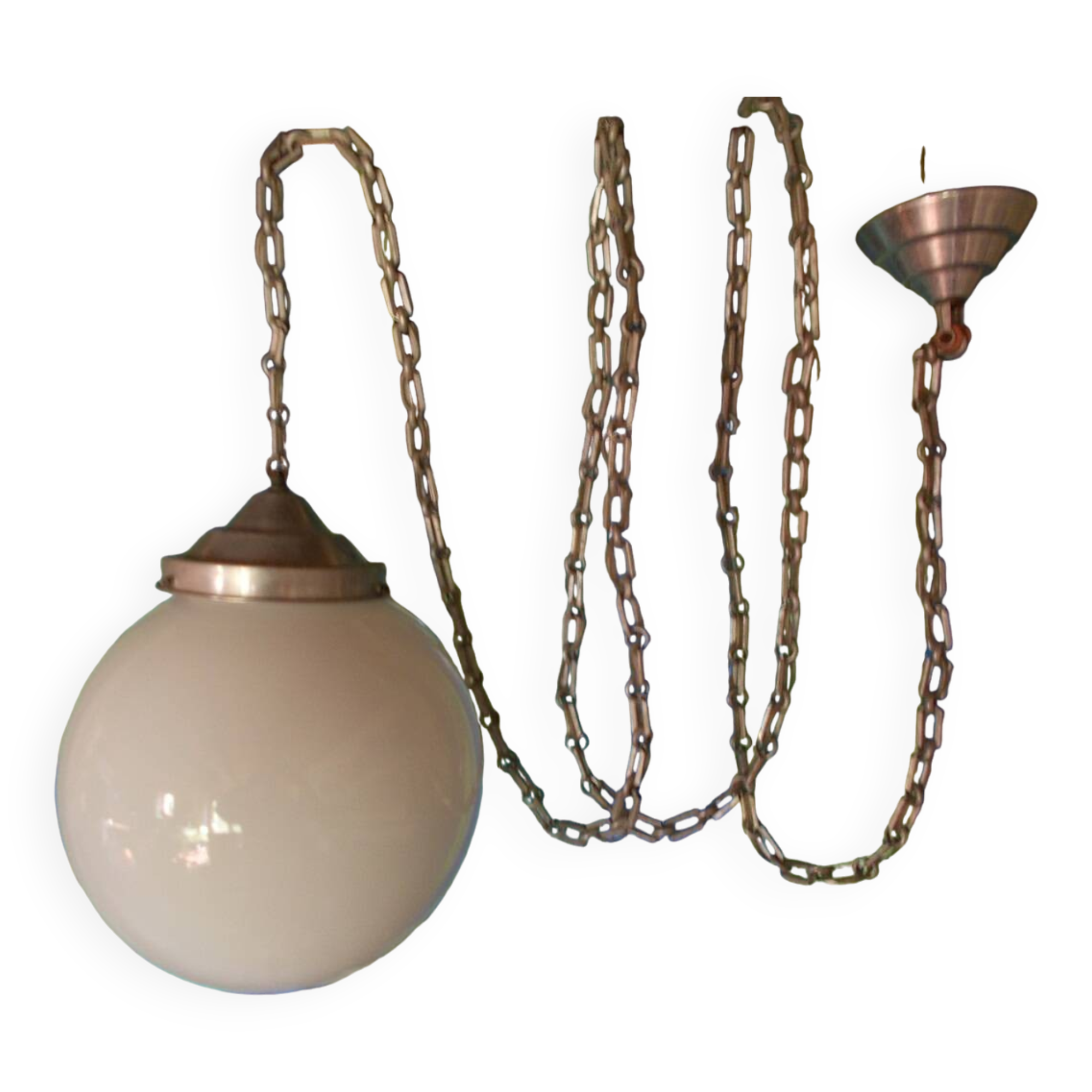 Suspension opaline XXL