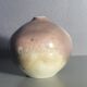 Fance Franck brown enameled ceramic ball vase