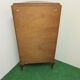 Vitrine art déco anglaise en noyer
