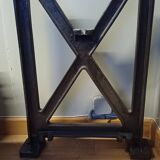 Large industrial style dining table