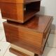 Pair bedside Scandinavian vintage teak year 70 SIMAT DUBINSKI