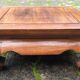Small opium table, pot holder, teak, vintage