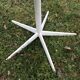Table de bistrot fer 1980 vintage pliable