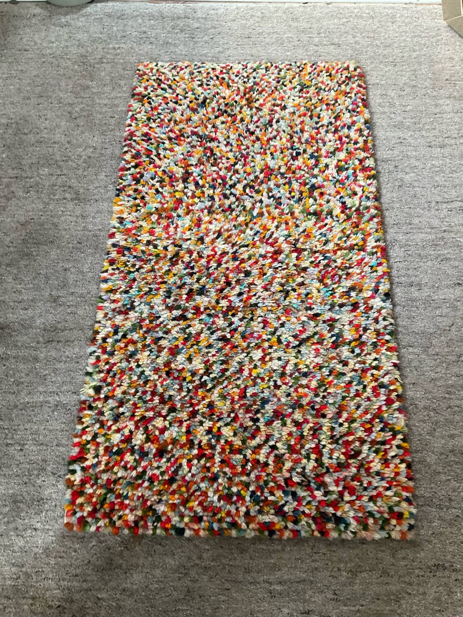 Tapis vintage en laine tissée