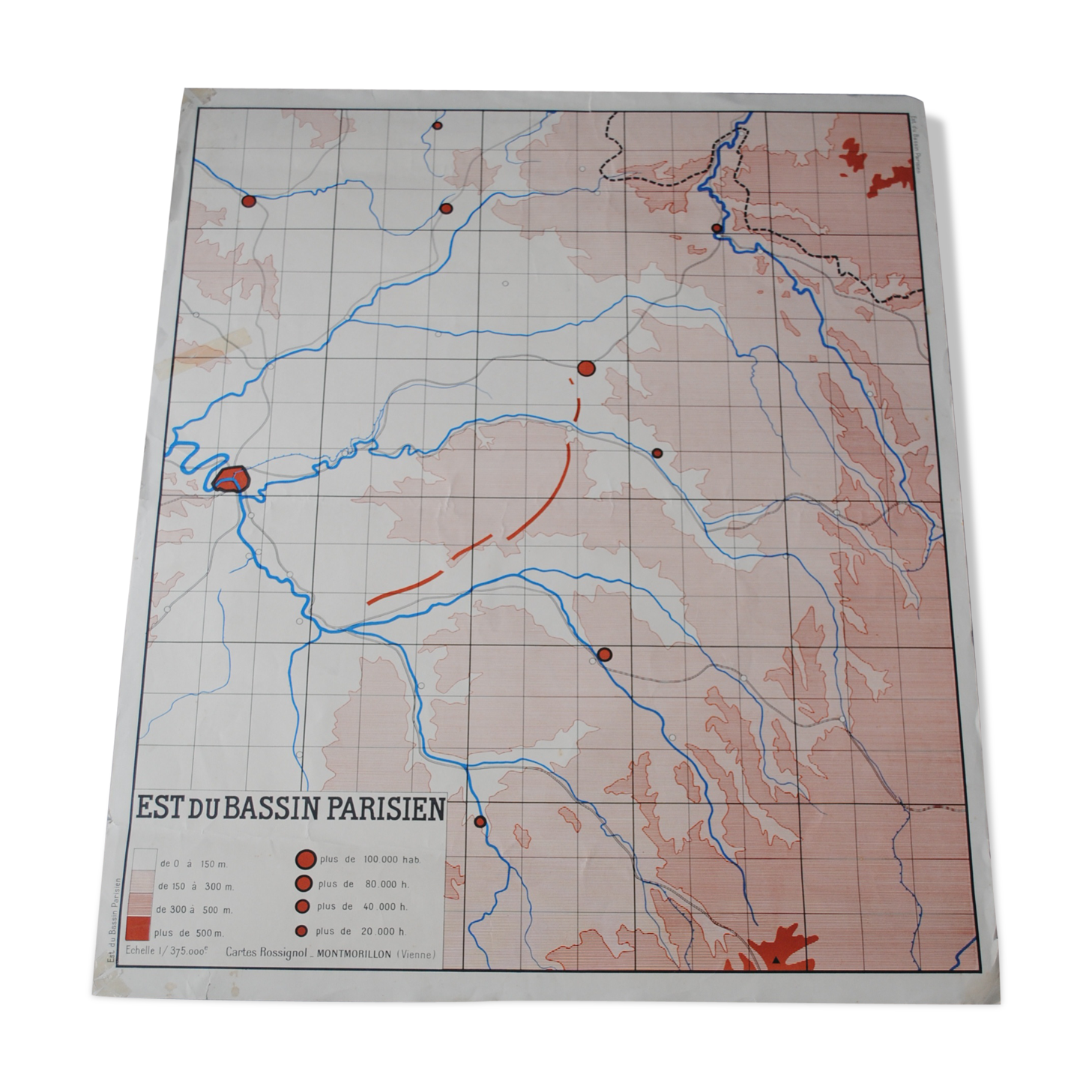 Nightingale School map is Paris Basin and Loire average