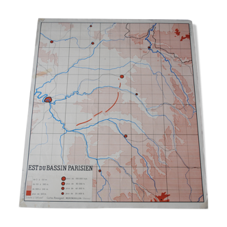 Nightingale School map is Paris Basin and Loire average