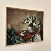 Huile sur toile, Nature morte, Pavel Roucka 1986
