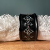 Old boiled cardboard napkin ring Napoleon III