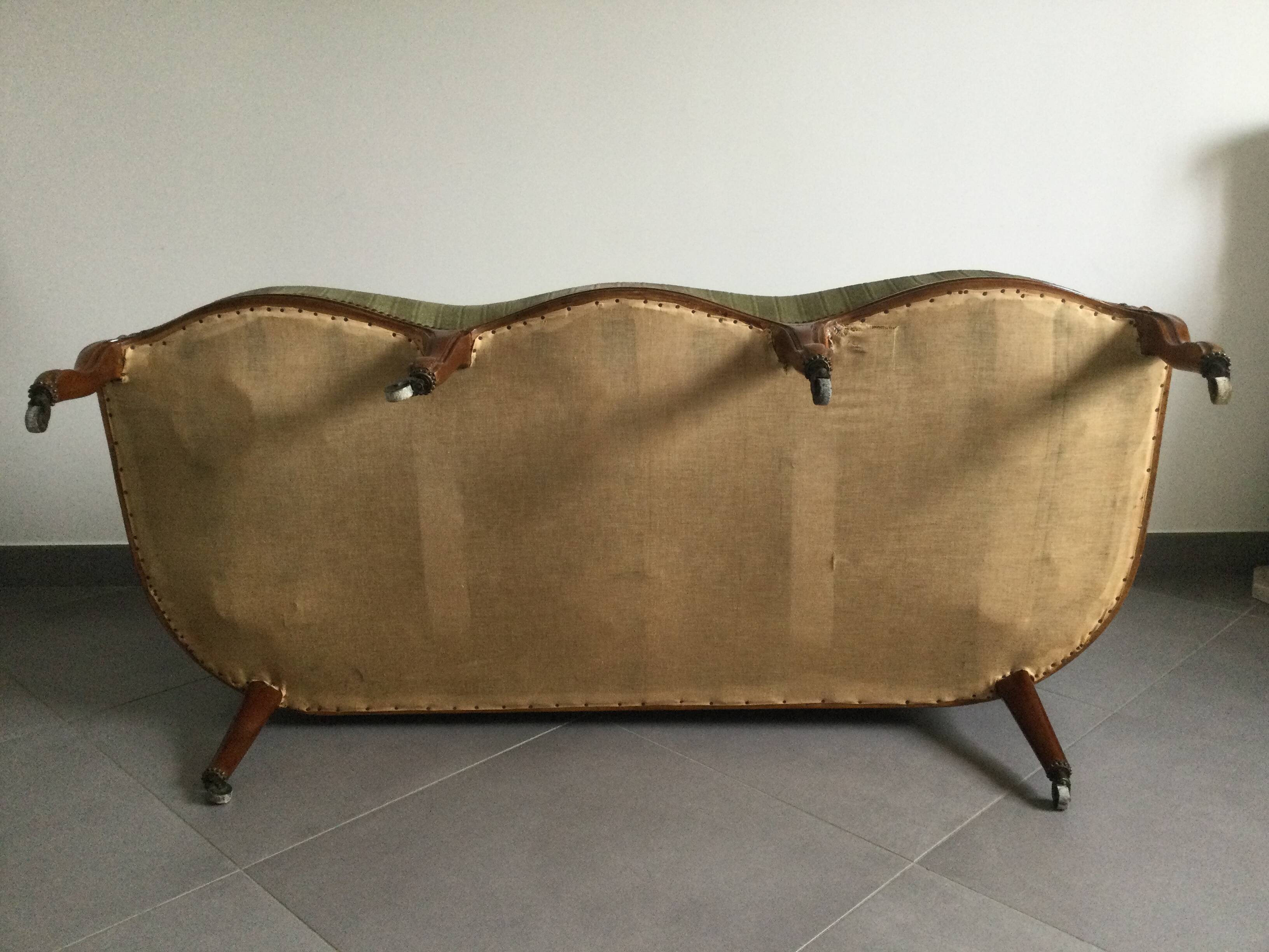 Canapé Napoléon III En Acajou