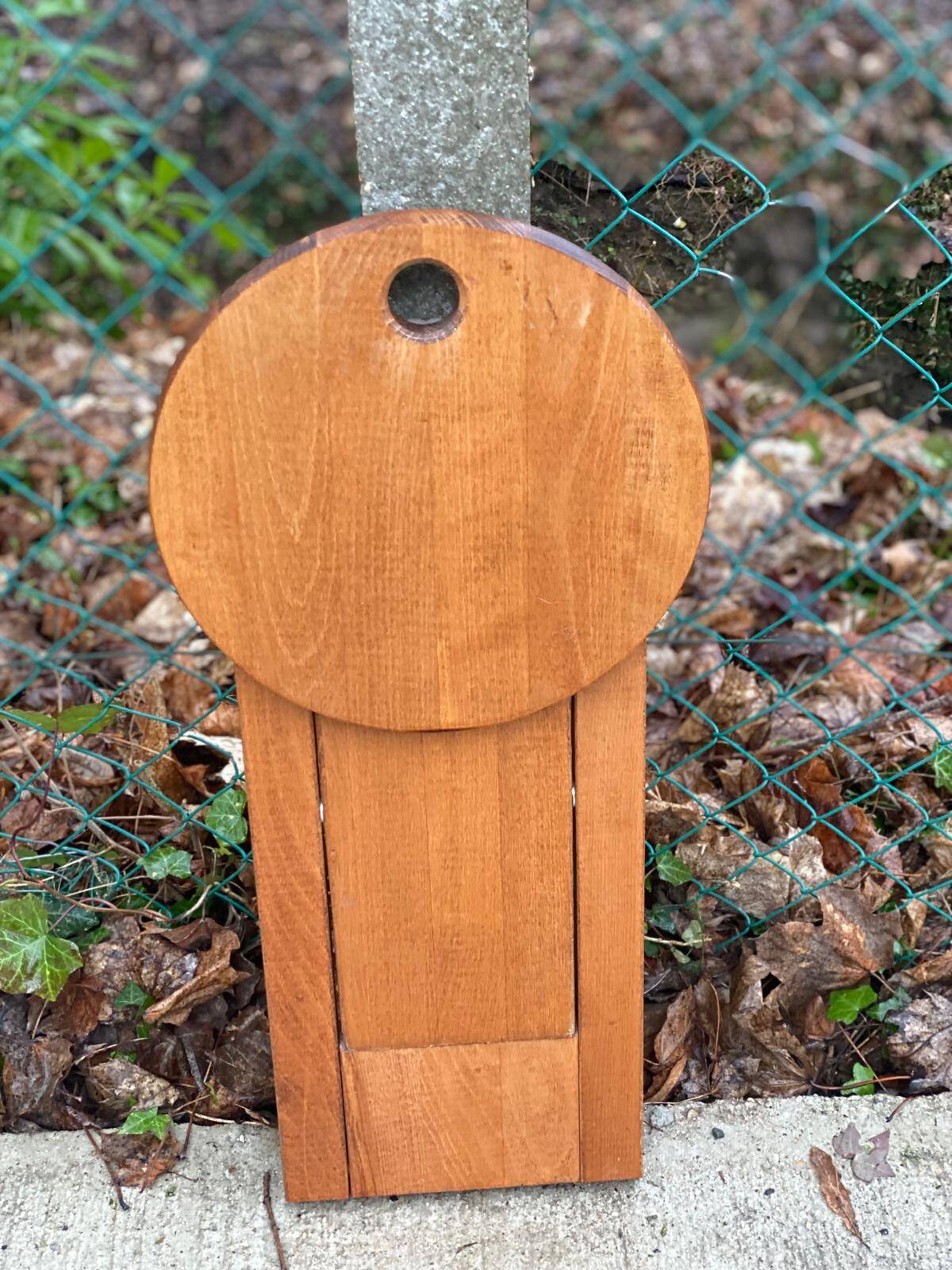 Tabouret pliable Suzy en hêtre massif par Adrian Reed 1980