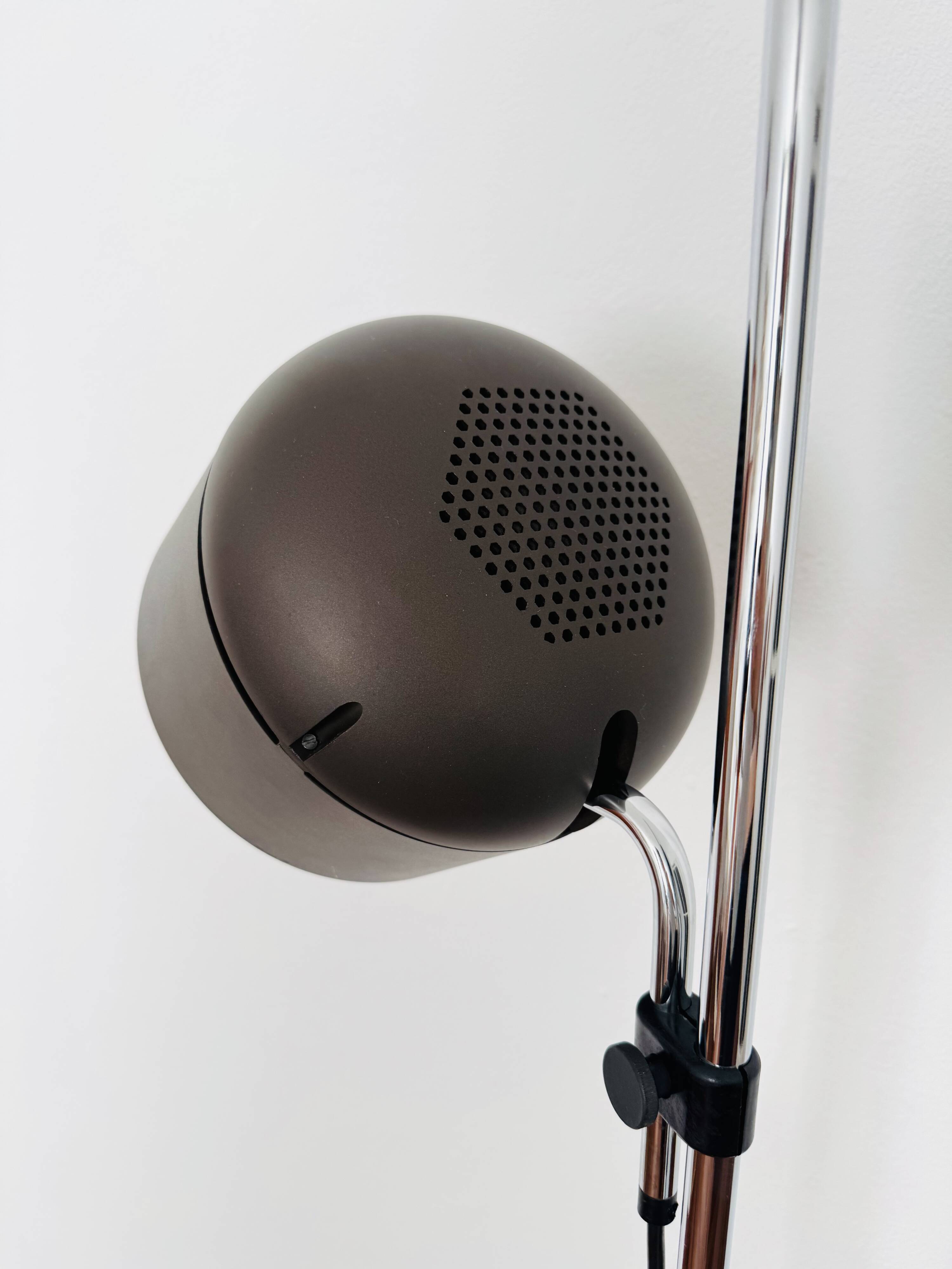 Adjustable Space Age Gallery Spot Floor Lamp by Arnold Berges for Staff