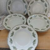 9 Badonviller Terre de Fer soup plates