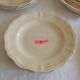 Old Sarreguemines Ivory Carved Service