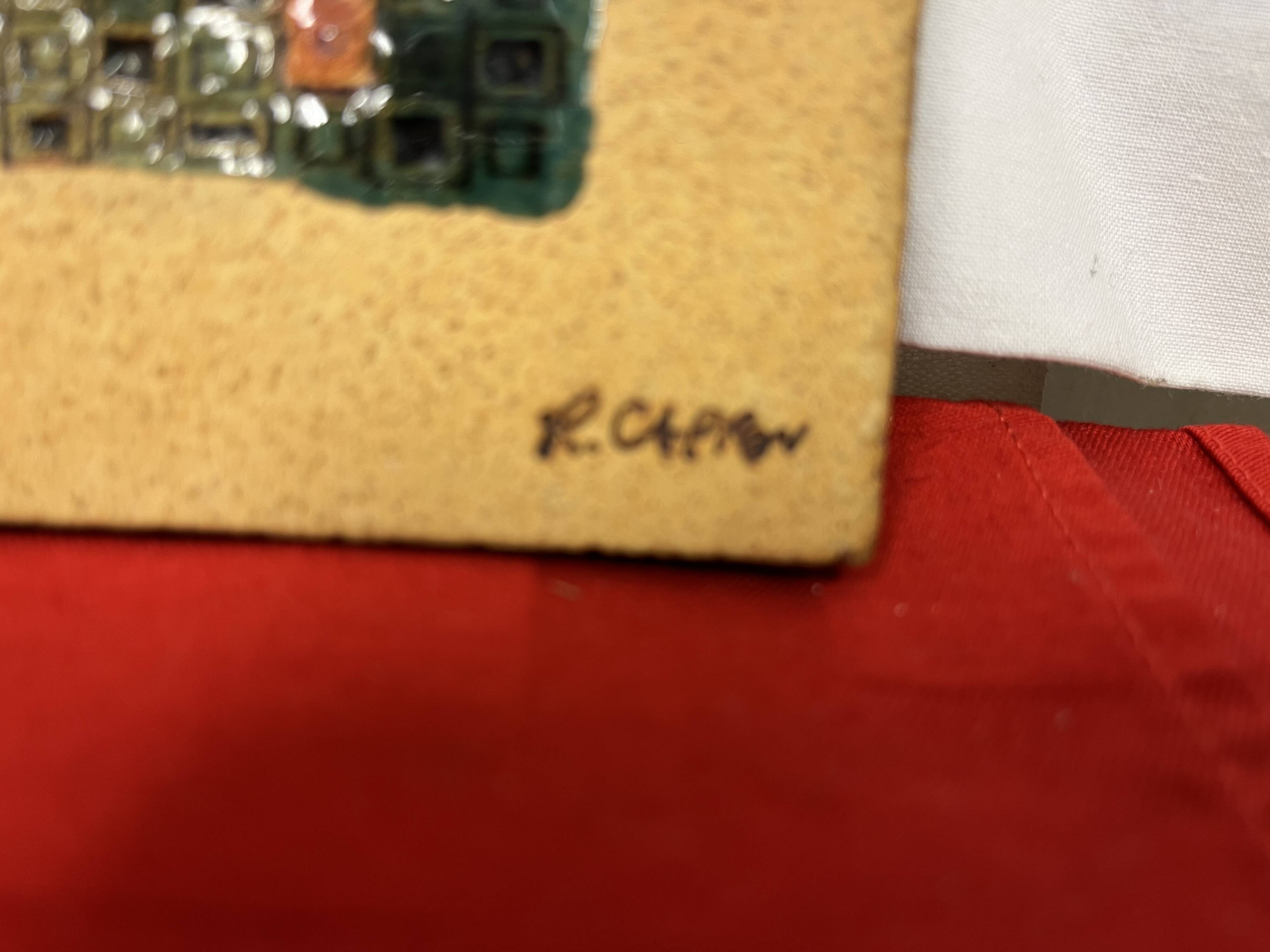 Wall thermometer earthenware Roger Capron