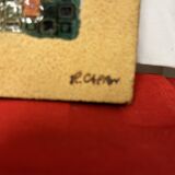 Wall thermometer earthenware Roger Capron