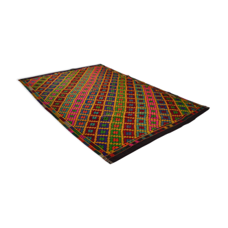 Anatolian handmade kilim rug 290 cm x 199 cm