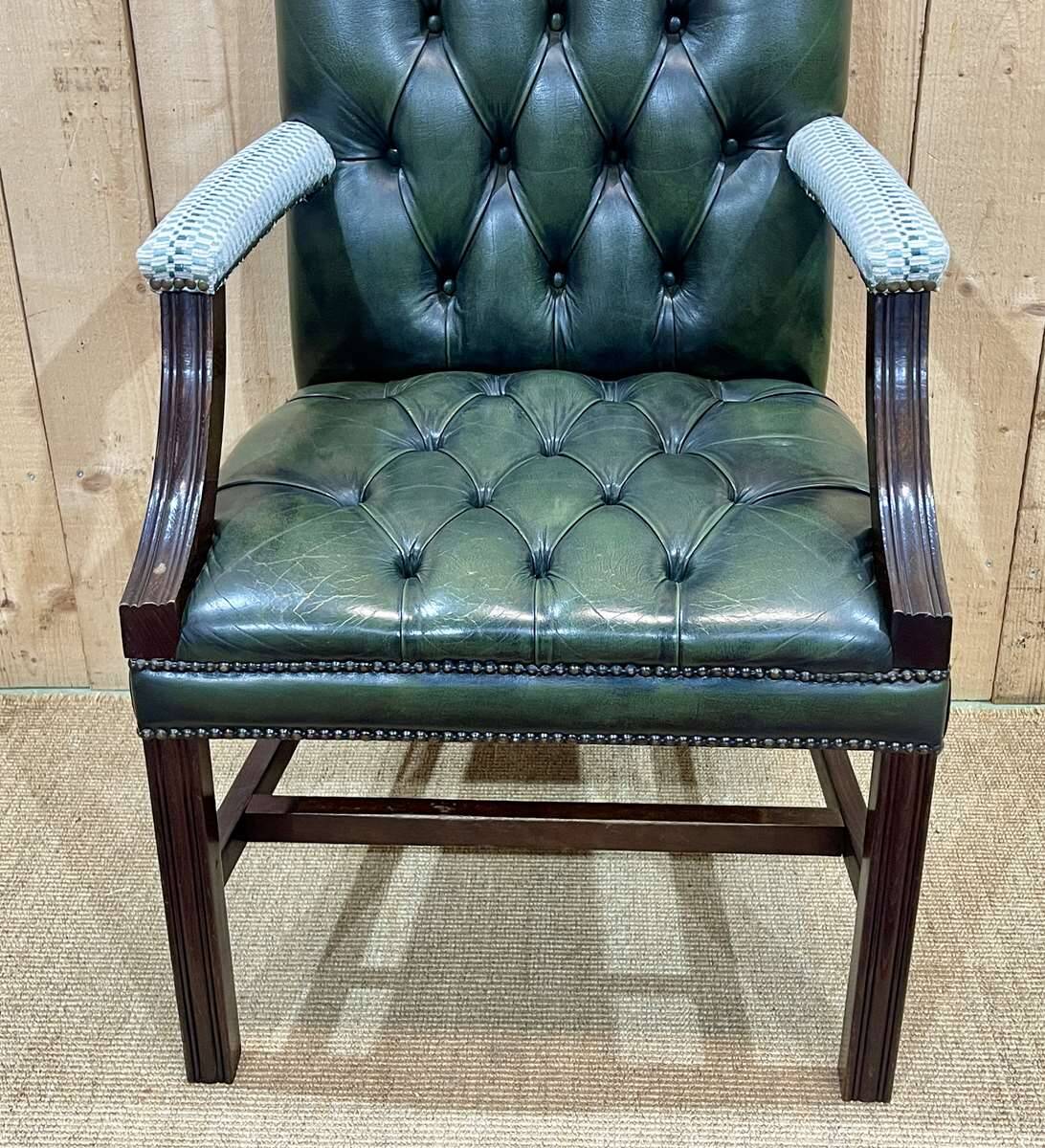 English Chesterfield armchair from the 70s