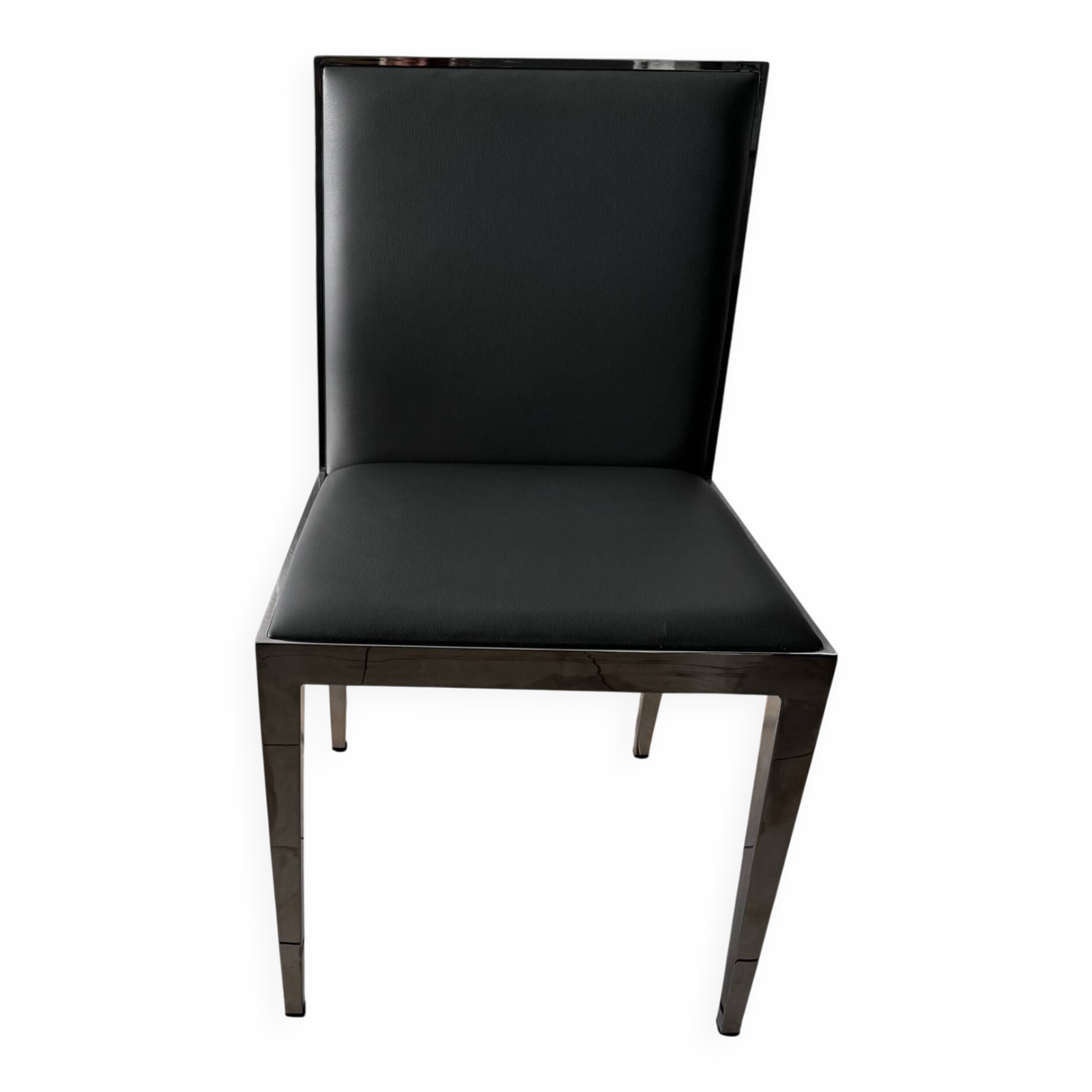 Lot 4 chaises cuir par baakal & ross