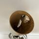 Suspension, brushed aluminum chandelier, Space Age style 1970s