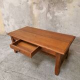 Table basse en chêne