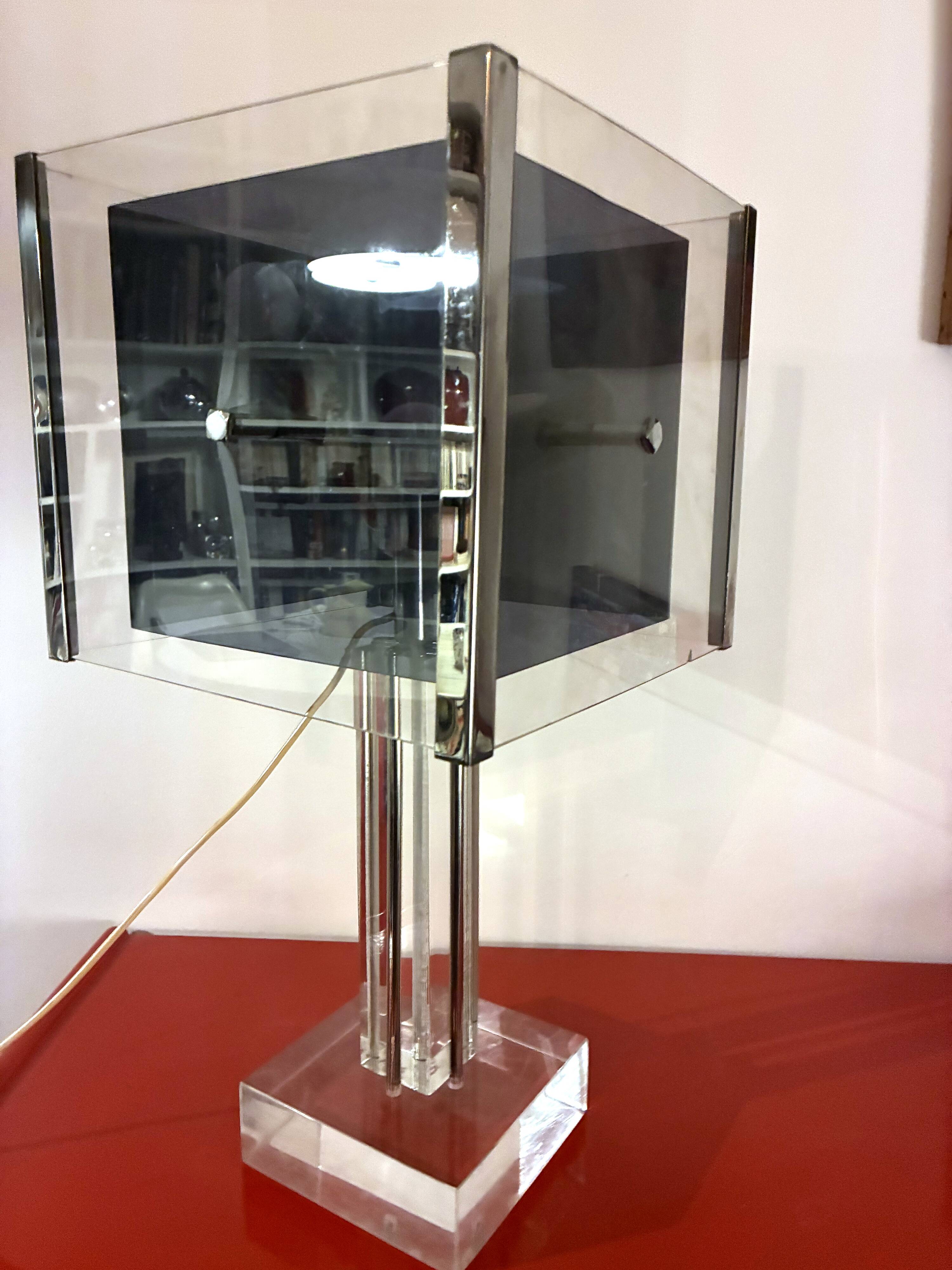 Italian lamp from the 70s by Roméo Rega.
