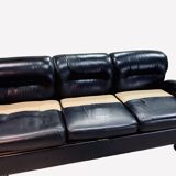 3 Room Living Room, Italy 1970/80 Black “adriano Piazessi”