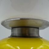 Vintage yellow opaline glass made in italy,60s