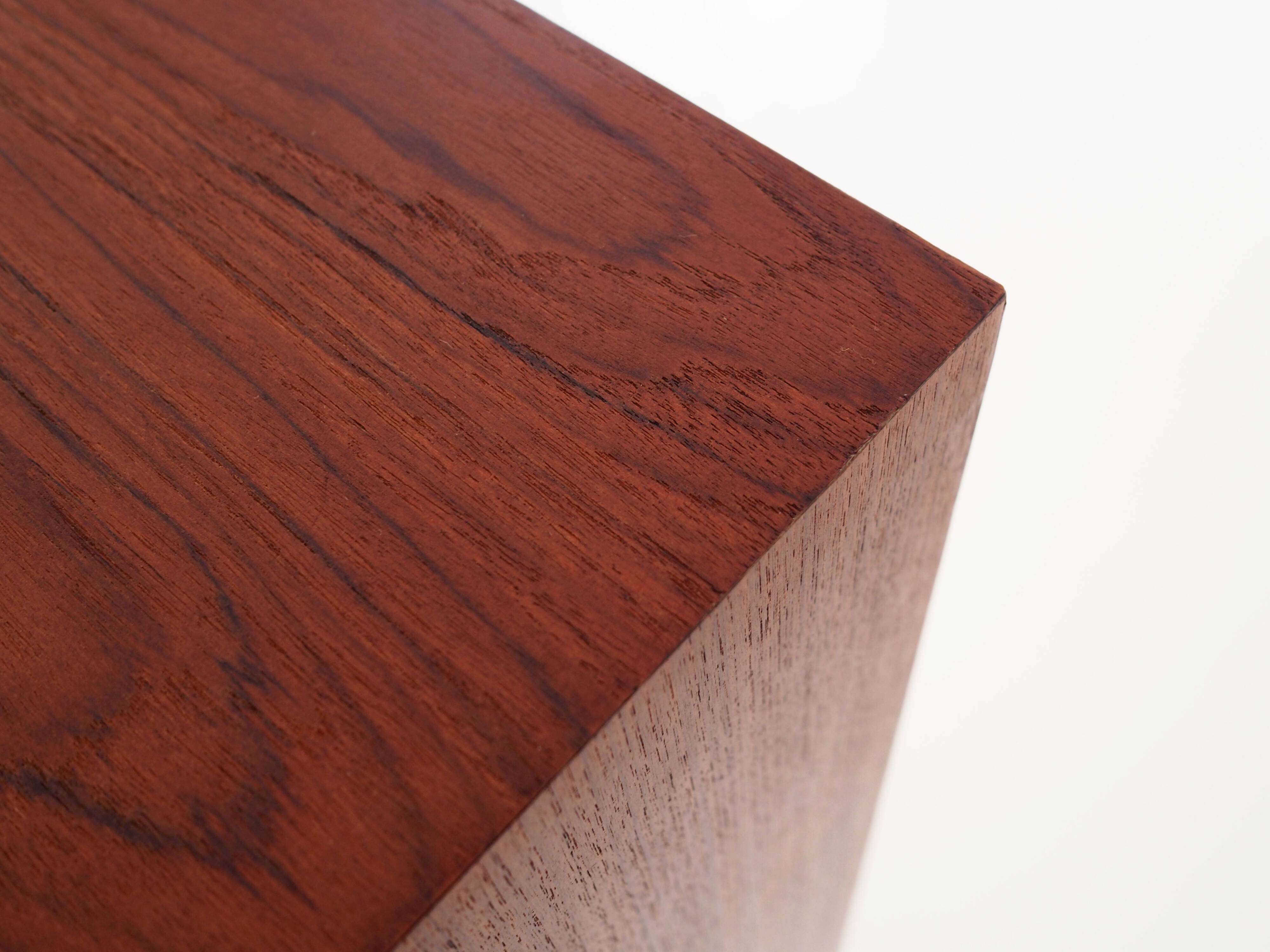 Teak highboard, Danish design, 1970s, production: Denmark