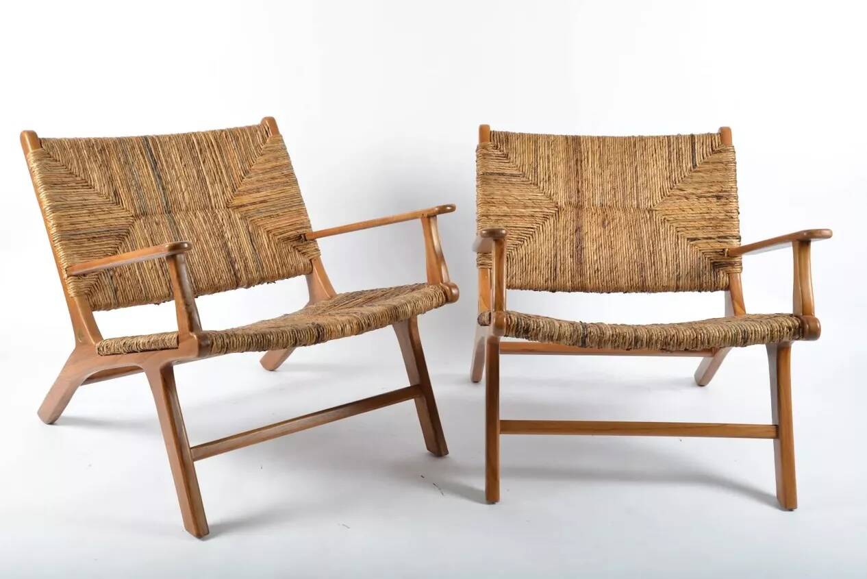 Pair of "Hollywood" armchairs by Olivier de Schrijver, 1990