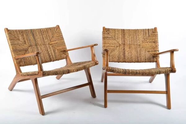 Paire de fauteuils ''Hollywood'' par Olivier de Schrijver, 1990