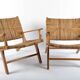 Pair of "Hollywood" armchairs by Olivier de Schrijver, 1990