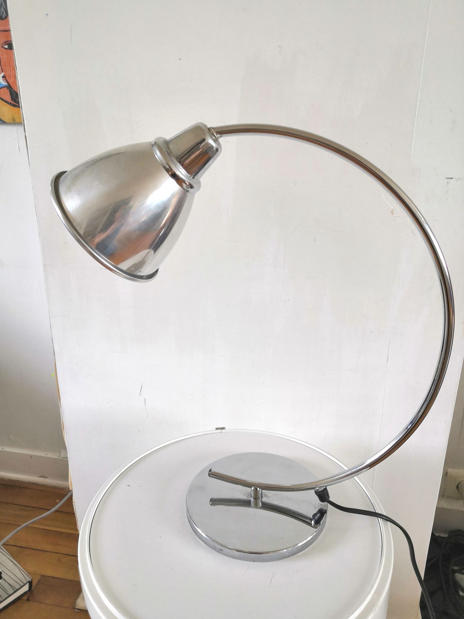 Lampe arc Ikéa vintage design années 80- 9 0