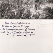 Photography, Lucien Clergue “naked woman under the waterfall”, silver print signed and dated