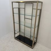 Étagère métal doré années 70s