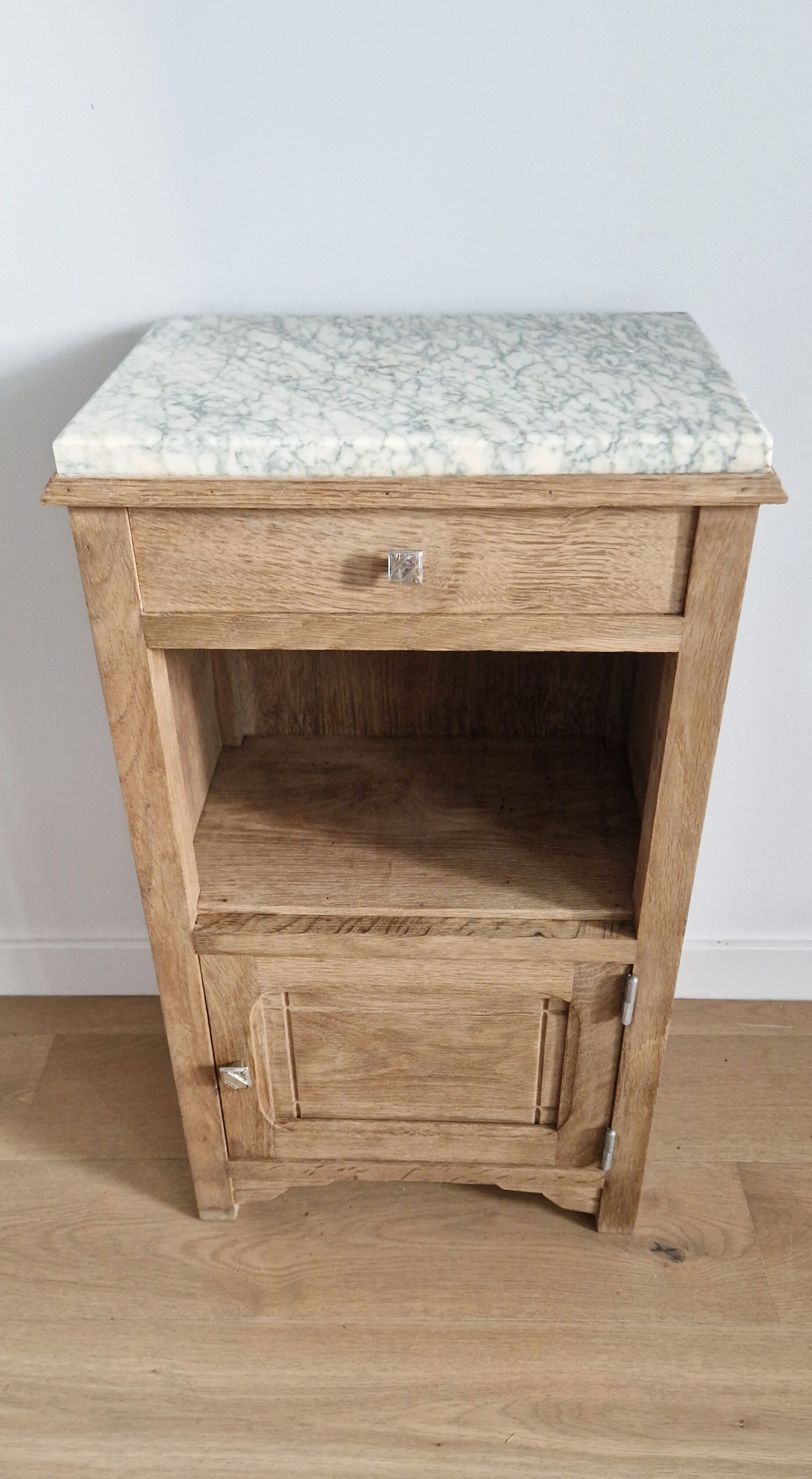 Meuble chevet art déco chêne 1920
