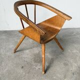 Petite chaise Baumann année 60