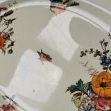 Decorative dish old earthenware