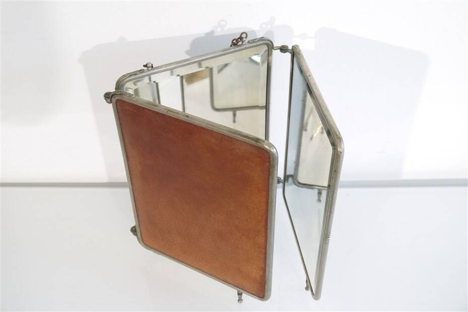 Vintage triptych mirror 1950