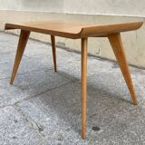 Oak side table by Manuel Barbero