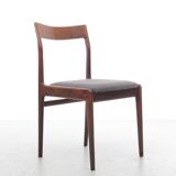 Suite of 6 Scandinavian rosewood chairs from Rio