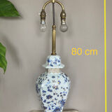 Porcelain living lamp nineteenth handmade decorations, double lighting