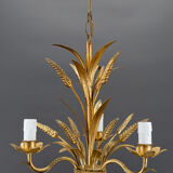 Golden suspension on ears of wheat, circa 1960
